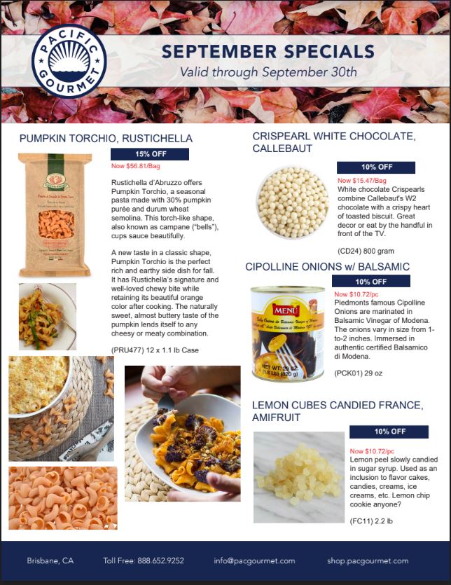 september 2022 Pacific Gourmet